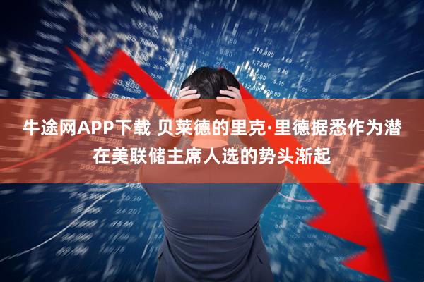 牛途网APP下载 贝莱德的里克·里德据悉作为潜在美联储主席人选的势头渐起
